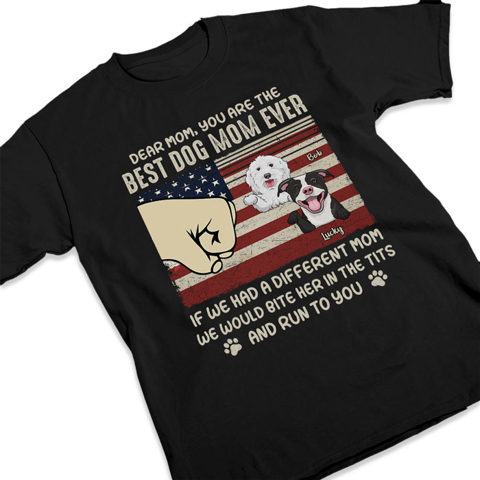 The Best Dog Dad Dog Mom Ever - Dog Personalized Custom Unisex T-shirt, Hoodie, Sweatshirt - Christmas Gift For Pet Owners, Pet Lovers