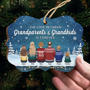 Beaucoup d'amour - Décoration familiale personnalisée - Bois en forme de Benelux - Cadeau de Noël pour les membres de la famille