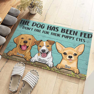 Les chiens ont été nourris - Tapis décoratif personnalisé - Cadeau pour les amoureux des chiens, propriétaires de chiens, cadeau pour chien, cadeau pour les amoureux des animaux