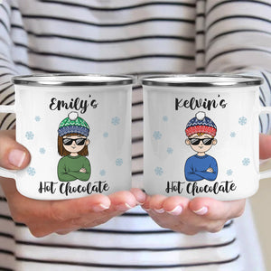 Chocolat chaud de Noël pour enfant - Tasse à chocolat chaud personnalisée pour enfant - Cadeau de Noël pour les fêtes d'anniversaire, cadeau d'anniversaire