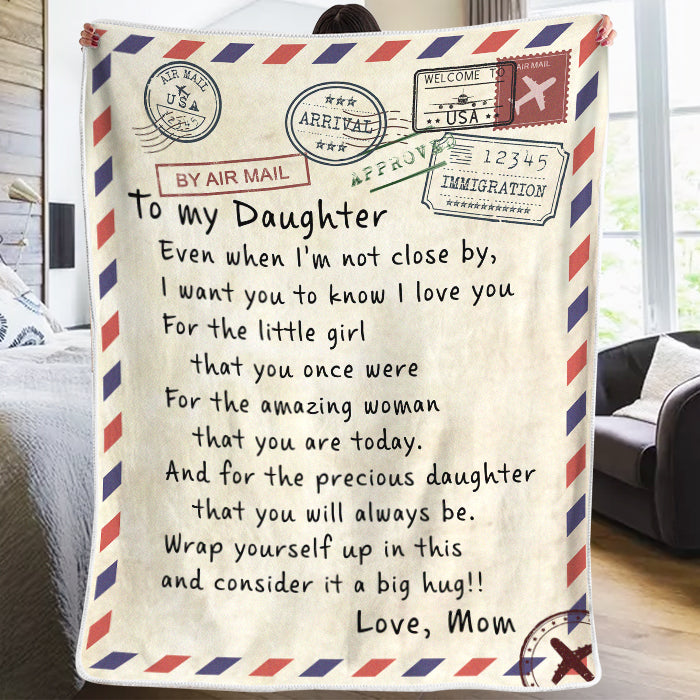 Pour ma petite fille que tu étais autrefois - Couverture familiale - Cadeau de Noël pour fille de la part de maman