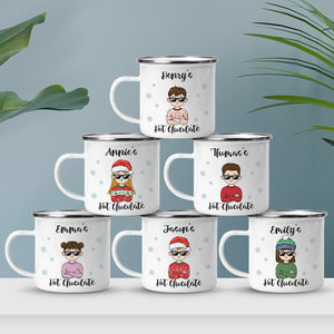 Chocolat chaud de Noël pour enfant - Tasse à chocolat chaud personnalisée pour enfant - Cadeau de Noël pour les fêtes d'anniversaire, cadeau d'anniversaire