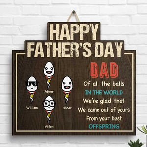 Le meilleur enfant de papa - Panneau en bois personnalisé - Cadeau pour papa, cadeau pour la fête des pères