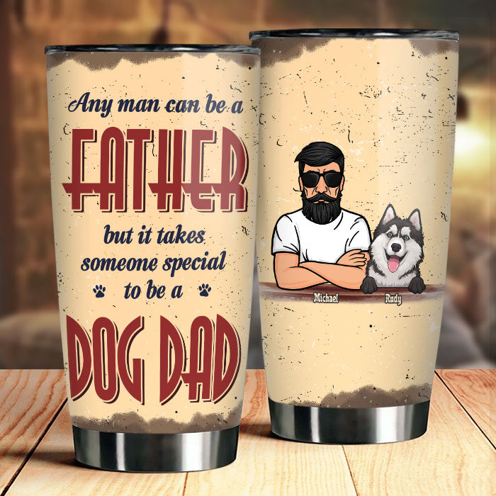 C'est spécial d'être papa d'un chien - Gobelet personnalisé - Cadeau pour papa