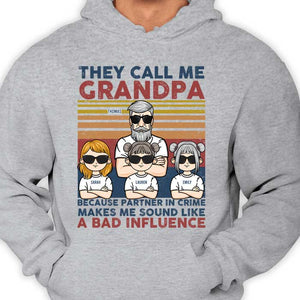 Grand-père et petite-fille, légende et héritage - T-shirt unisexe personnalisé, sweat à capuche - Cadeau pour papa, grand-père