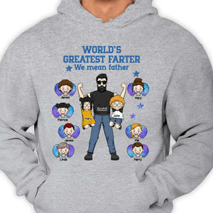 World's Greatest Farter - Personalized Unisex T-shirt, Hoodie - Gift For Dad, Grandpa