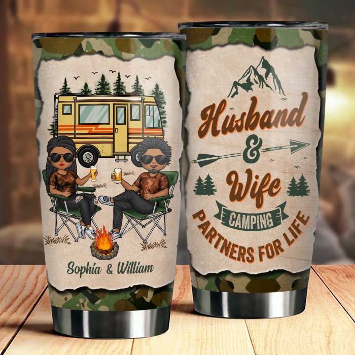 The Best Memories Are Made Camping - Personalized Tumbler.
