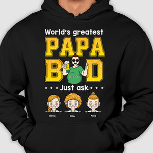 Le meilleur papa body - T-shirt unisexe personnalisé, sweat à capuche - Cadeau pour papa, grand-père