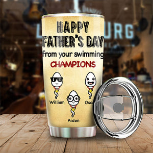 Cher papa, nous t'aimons tous les jours - Gobelet personnalisé - Cadeau pour papa, cadeau pour la fête des pères