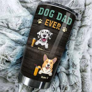 Meilleur amateur de bière barbu - Cadeau pour papa, verre personnalisé