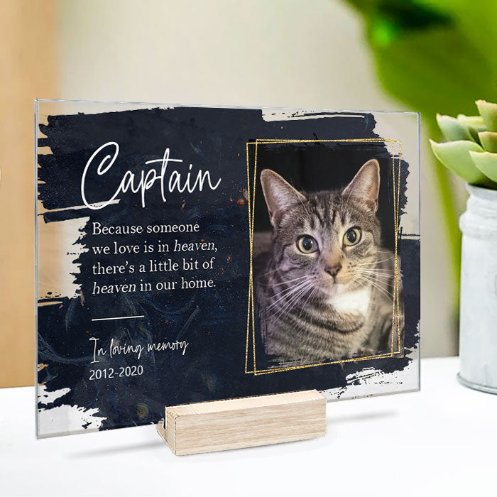 Fur Babies Forever In My Heart - Upload Image, Personalized Acrylic Plaque.