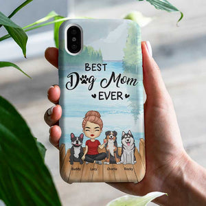 Rockin' The Dog Mom Life - Gift For Dog Mom, Personalized Phone Case.