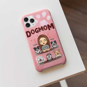Tous mes enfants ont des pattes - Cadeau pour maman chien, maman chat - Coque de téléphone personnalisée
