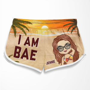 Short de plage hawaïen tropical personnalisé Aloha pour couple - Cadeaux de vacances et de voyage d'été personnalisés pour mari et femme, lui et elle - En cas de perte, retournez voir votre chéri