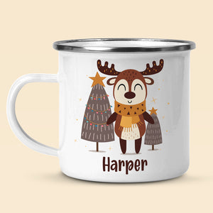 Holly Jolly Christmas - Tasse à chocolat chaud personnalisée pour enfant, cadeau de Noël pour les fêtes d'anniversaire, cadeau d'anniversaire