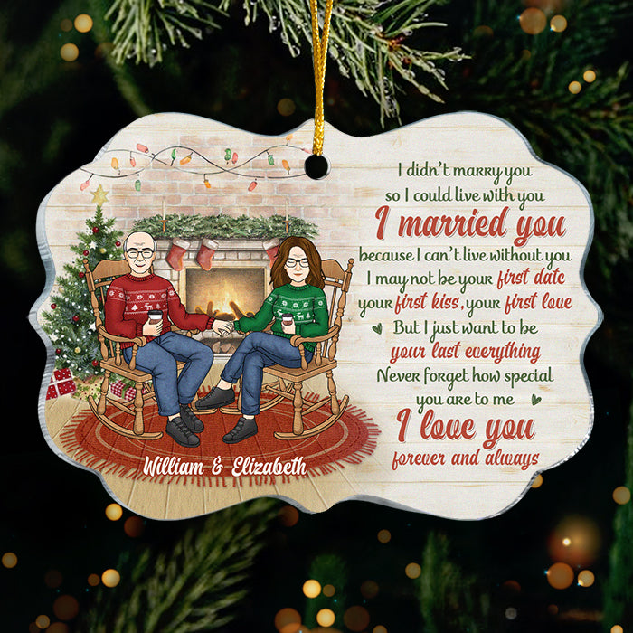 N'oublie jamais à quel point tu es spécial pour moi - Décoration de Noël personnalisée en acrylique en forme de Benelux - Cadeau pour couple, mari, femme, anniversaire, fiançailles, mariage, cadeau de mariage, cadeau de Noël