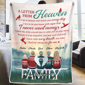 Le paradis est vraiment beau - Couverture commémorative personnalisée - Cadeau de condoléances, cadeau de Noël pour les membres de la famille
