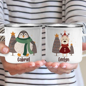 Holly Jolly Christmas - Tasse à chocolat chaud personnalisée pour enfant, cadeau de Noël pour les fêtes d'anniversaire, cadeau d'anniversaire
