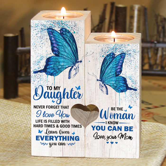 Soyez la femme que je sais que vous pouvez être - Bougeoir familial - Cadeau de Noël pour fille de la part de maman