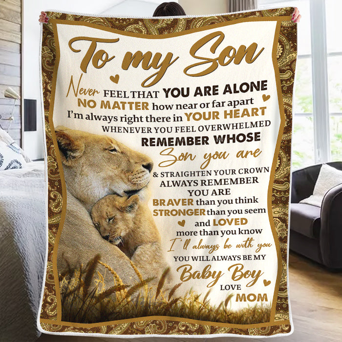 Tu es plus courageux que tu ne le penses et aimé plus que tu ne le penses - Couverture familiale - Cadeau pour fils de maman