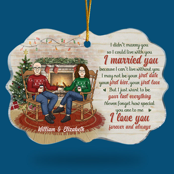 N'oublie jamais à quel point tu es spécial pour moi - Décoration de Noël personnalisée en acrylique en forme de Benelux - Cadeau pour couple, mari, femme, anniversaire, fiançailles, mariage, cadeau de mariage, cadeau de Noël