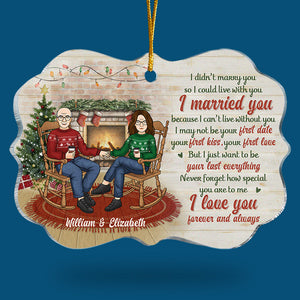 N'oublie jamais à quel point tu es spécial pour moi - Décoration de Noël personnalisée en acrylique en forme de Benelux - Cadeau pour couple, mari, femme, anniversaire, fiançailles, mariage, cadeau de mariage, cadeau de Noël