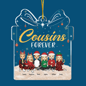 La famille est le plus beau cadeau qui soit ! Décoration personnalisée pour la famille ! Boîte cadeau en acrylique ! Cadeau de Noël pour les membres de la famille