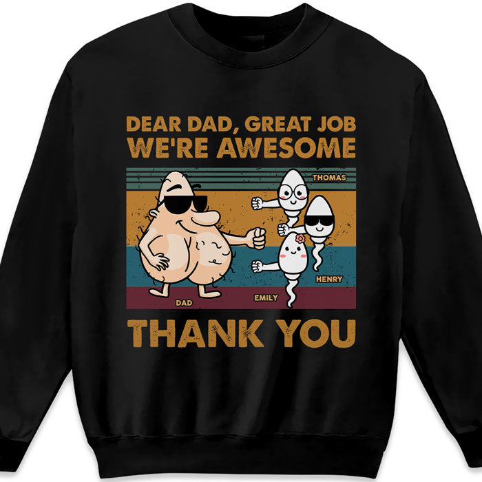 Tel père, tel fils - T-shirt unisexe personnalisé, sweat à capuche, sweat-shirt - Cadeau de fête des pères, d'anniversaire pour papa