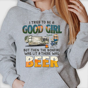 Mais ensuite il y avait de la bière ! T-shirt unisexe personnalisé, sweat à capuche, cadeau pour meilleur ami, cadeau pour les amateurs de camping