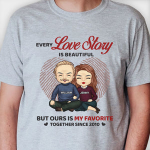 Notre préféré ! T-shirt unisexe personnalisé ! Cadeau pour couple, mari et femme