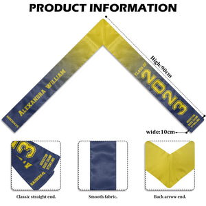 Class of 2024 Best Gift For Graduation's Day - Personalized Graduation Stole.