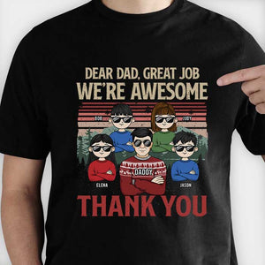 Excellent travail papa, nous sommes géniaux - T-shirt unisexe personnalisé, sweat à capuche - Cadeau pour papa, cadeau de Noël