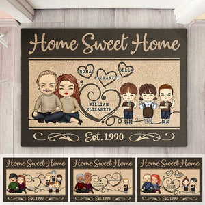 C'est notre douce maison - Tapis décoratif personnalisé - Cadeaux d'anniversaire, cadeau pour couples, mari et femme
