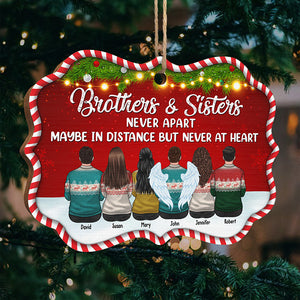 La famille est le plus beau cadeau de Noël ! Décoration de Noël en bois personnalisée en forme de Benelux ! Cadeau pour frères et sœurs, cadeau de Noël