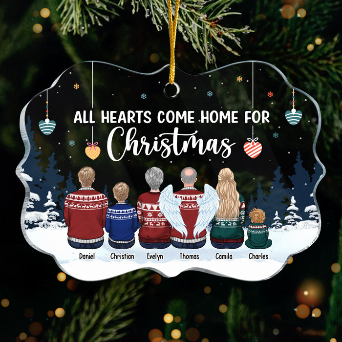 La vie nous emmène vers des endroits inattendus - Décoration familiale personnalisée - Acrylique en forme de Benelux - Cadeau de Noël pour les membres de la famille