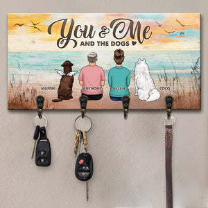 Toi, moi et nos bébés à fourrure - Porte-clés personnalisé, porte-clés - Cadeau pour les couples, cadeau pour les amoureux des chiens