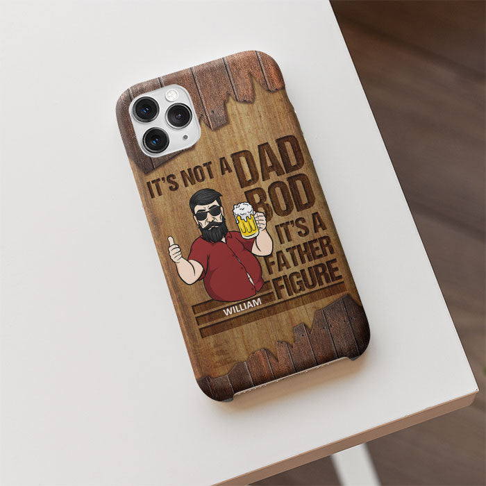 Figure paternelle, pas papa ! Cadeau pour papa, coque de téléphone personnalisée