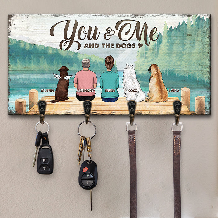Toi, moi et nos bébés à fourrure - Porte-clés personnalisé, porte-clés - Cadeau pour les couples, cadeau pour les amoureux des chiens