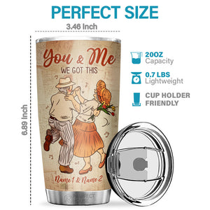 Quand nous arriverons à la fin de notre vie ensemble - Gobelet personnalisé - Cadeau pour couple, mari et femme, anniversaire, fiançailles, mariage, cadeau de mariage