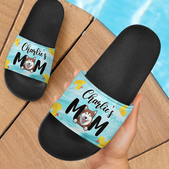 Je suis une maman de chien - Sandales et chaussons personnalisés - Cadeau pour les amoureux des animaux