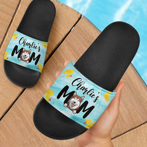 Je suis une maman de chien - Sandales et chaussons personnalisés - Cadeau pour les amoureux des animaux
