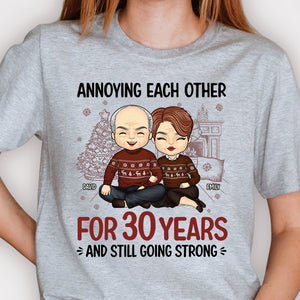 On s'ennuie et on continue à être forts - T-shirt unisexe personnalisé, sweat à capuche, sweat-shirt - Cadeau pour couple, mari et femme, anniversaire, fiançailles, mariage, cadeau de mariage, cadeau de Noël