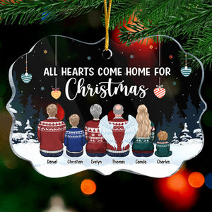 La vie nous emmène vers des endroits inattendus - Décoration familiale personnalisée - Acrylique en forme de Benelux - Cadeau de Noël pour les membres de la famille