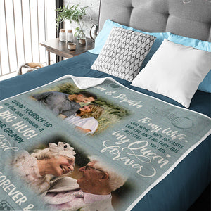 Consider It A Big Hug - Personalized Custom Blanket - Upload Image, Gift For Couple, Husband Wife, Anniversary, Engagement, Wedding, Marriage Gift, Christmas Gift