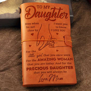 Tu seras toujours ma précieuse fille - Journal vintage - Cadeau pour fille
