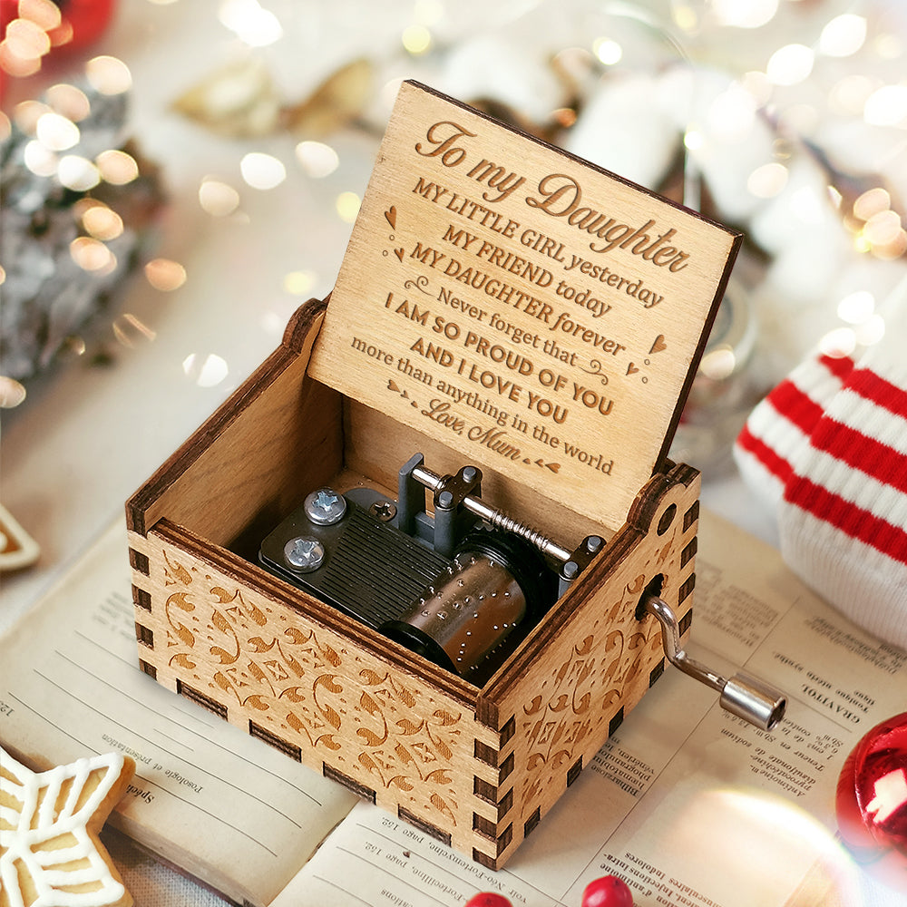 I Am So Proud Of You And I Love You - Music Box - Gift For Daughter