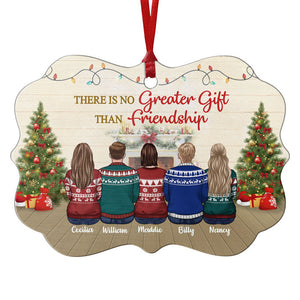 Brothers & Sisters By Heart - Personalized Custom Benelux Shaped Wood Christmas Ornament - Gift For Bestie, Best Friend, Sister, Birthday Gift For Bestie And Friend, Christmas Gift