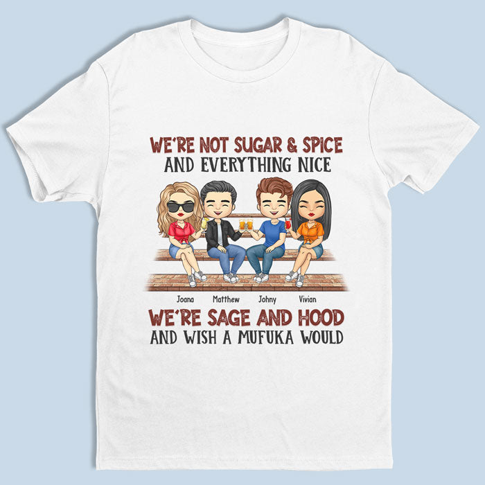 Nous sommes des problèmes quand nous sommes ensemble - T-shirt unisexe personnalisé Bestie, sweat à capuche, sweat-shirt - Cadeau de Noël pour les meilleures amies, BFF, sœurs