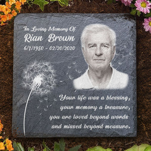 Tu es aimé au-delà des mots - Pierre commémorative personnalisée - Télécharger une image, un cadeau commémoratif, un cadeau de condoléances