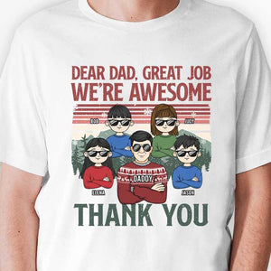 Excellent travail papa, nous sommes géniaux - T-shirt unisexe personnalisé, sweat à capuche - Cadeau pour papa, cadeau de Noël